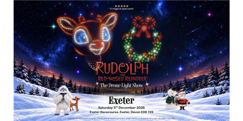 Rudolph The Red Nosed Reindeer: The Drone Light Show Devon